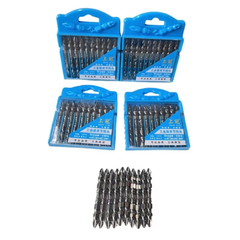 Mũi vít PH2 chống trượt S2 hộp xanh Mũi bắn vít 2 đầu PH2 bake chữ thập từ tính cao, chân lục giác ngắn 6.35mm tiện dụng