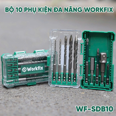 Bộ 10 Bộ Phụ Kiện Đa Năng WORKFIX WF-SDB10 Đầy Đủ Phụ Kiện