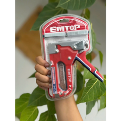 Súng Bắn Đinh Ghim 3 Trong 1 EMTOP ESGU1001, Kèm Ghim, Ghim Chữ U Và Đinh Tán, Dụng Cụ Bắn Ghim Cầm Tay