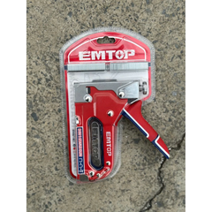 Súng Bắn Đinh Ghim 3 Trong 1 EMTOP ESGU1001, Kèm Ghim, Ghim Chữ U Và Đinh Tán, Dụng Cụ Bắn Ghim Cầm Tay