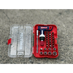 Bộ Tua Vít 31 Món EMTOP, Bộ Vít Đa Năng Tay Cầm Chữ L EBST03102