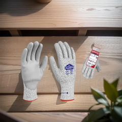 Găng Tay Chống Cắt EMTOP EPGV0301, Bao Tay Chống Cắt Lòng Bàn Tay Phủ PU, Chống Tĩnh Điện