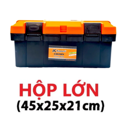 Thùng Đựng Đồ Nghề Nhựa, Hộp Đựng Dụng Cụ KAPUSI Nhiều Kích Thước, Hộp đựng đồ nghề đa năng cầm tay, cơ khí, máy móc