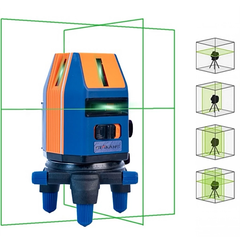 [KÈM CHÂN 1M2] Máy Laser, Máy Bắn Tia, Máy Cân Bằng Laze 5 Tia Xanh STAKA KA-2973 Bóng Led Siêu Sáng, Bảo Hành 12 Tháng