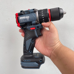 [HỘP+2 MŨI KHOAN] Máy Khoan 3 Chức Năng BOCSHI Đầu Kẹp 13mm Chân Phổ Thông, Bắt Vít Khoan Tường Không Chổi Than