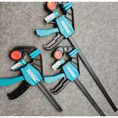 Thanh Kẹp Nhanh TOTAL Kẹp 6inch (63X150mm) THT1340601 - 12 inch (63x300mm) THT1340602, Cảo Kẹp Nhanh Lực kẹp tối đa 60kg