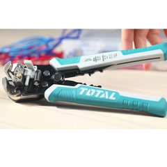 Kìm Tuốt Dây Điện Tự Động Thông Minh TOTAL THT152429 Phát Hiện Điện Áp Không Tiếp Xúc, Dùng Tuốt, Cắt, Uốn Dây Điện 4in1