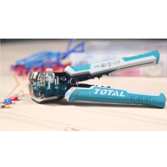 Kìm Tuốt Dây Điện Tự Động Thông Minh TOTAL THT152429 Phát Hiện Điện Áp Không Tiếp Xúc, Dùng Tuốt, Cắt, Uốn Dây Điện 4in1