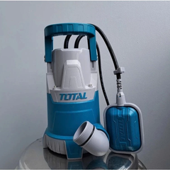 Bơm Chìm Nước Sạch Vỏ Nhựa TOTAL TWP64006, Công Suất 400w Mô Tơ Dây Đồng, Kèm Công Tắc Phao, Máy Bơm Chính Hãng