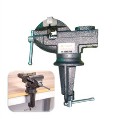 ÊTô Kapusi Kẹp Bàn Xoay 360° K-0072 50mm, Thép Nguyên Khối, Chịu Lực Cao