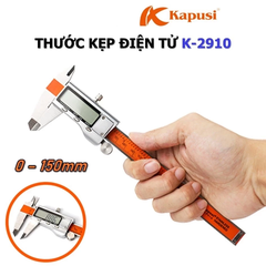 Thước Kẹp Điện Tử Cao Cấp KAPUSI K-2910, Thước Cạp Điện Tử Kỹ Thuật Số Độ Chính Xác Cực Cao Thân Làm Bằng Thép 0-150mm