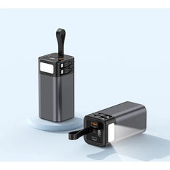 Box Sạc Dự Phòng 4 Cell Pin 21700 Nhôm, Vỏ Sạc Dự Phòng 4 Cell Pin, full phụ kiện KHÔNG KÈM PIN