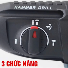 Máy Khoan Bê Tông Pin 3 Chức Năng BOSHUN BS-R2803H Chân pin phổ thông, Lực Đập 1.7J, Đầu SDS PLUS