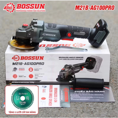[TẶNG 1 LƯỠI CẮT ĐA NĂNG] Thân Máy mài pin BOSSUN M21B-AG100PRO-Màu Xám, 3 Tốc độ, Tự Ngắt Khi Gặp Sự Cố