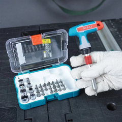 Bộ 37 Tua Vít Chuẩn Sửa Điện Thoại TOTAL, 37 Món TACSD30376/ 31 món TACSD3031 tuốc nơvít, Thép Cr-V, nhỏ gọn dễ bỏ