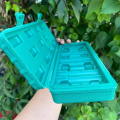 Hộp Đựng Đầu Tuýp, Hộp Đựng tuýp, Đựng Đầu Khẩu 10 Chi Tiết, Hộp Xanh Lá