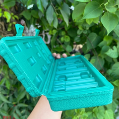 Hộp Đựng Đầu Tuýp, Hộp Đựng tuýp, Đựng Đầu Khẩu 10 Chi Tiết, Hộp Xanh Lá