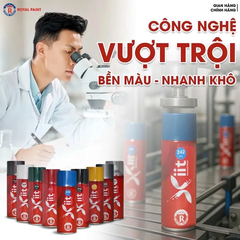 1 Thùng 12 Lon Sơn Xịt XIIT, Sơn Xịt Nguyên Liệu Ngoại Nhập, Bền Màu, Nhanh Khô, Chất Lượng Tuyệt Hảo