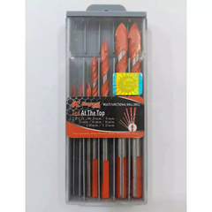 Bộ 7 Mũi Khoan Đa Năng KAPUSI Màu Cam K-3610 Bộ Mũi Khoan 3mm, 4mm, 5mm, 6mm, 8mm, 10mm, 12mm