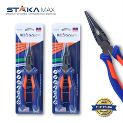 Kìm Nhọn Cách Điện 8 inch Kích Thước 200mm STAKA KA-1342, Kìm Nhọn Vỉ 8 STAKA