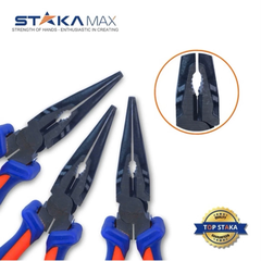 Kìm Nhọn Cách Điện 8 inch Kích Thước 200mm STAKA KA-1342, Kìm Nhọn Vỉ 8 STAKA