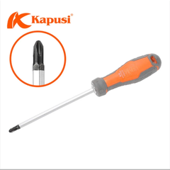 [MẪU MỚI] Tua Vít Đảo Chiều 2 Đầu KAPUSI Cam Viền Xám 6X100MM (K-7141) 6X150MM (K-7142) 6X200MM (K-7143)