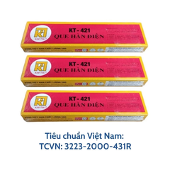 Que Hàn Kim Tín 2.5 ly, 3.2 ly, 4.0 ly, Que Hàn Sắt Dễ Bong Xỉ, Xỉ Bong Sạch, Nhẹ Điện, Ít Khói, Ít Bắn Tóe.