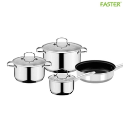 Bộ nồi chảo 4 món Inox 304 FS COMFORT