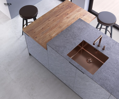 Chậu rửa bát Tasca Canova NT699PK - Copper (Hồng PVD), Nhập khẩu Ý