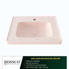 Chậu Lavabo Đá Granite Đúc Liền Khối BOSSCO BC-LA6047KKS