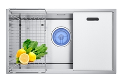 Chậu rửa bát GrandX GX8646S Smooth - Size Đại 860mm, Inox 304