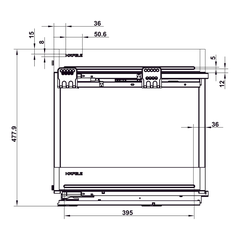 Rổ gia vị Hafele Utensio Plus H2 545.14.322 | Màu Than Chì (200mm)