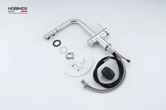 Vòi rửa bát 3 đường nước Nobinox Mira NX333