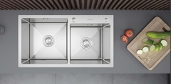 Chậu rửa bát 2 hố lệch FS 8245HSS