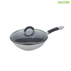 Chảo sâu lòng Faster 32cm - Inox 304 chống dính Xylan