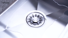 Chậu rửa bát Artinox Titanium NA875U - Lắp âm, Siêu sâu 254mm