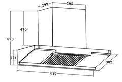 Máy hút mùi Binova BI-556Luxury-70 70cm