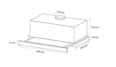 Máy Hút Mùi Âm Tủ Canzy CZ-H1160AT