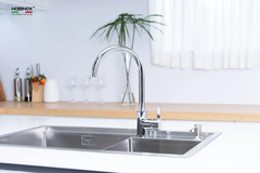 Vòi rửa bát Nobinox Loren NX522 - Lõi Sedal Tây Ban Nha | Cao cấp