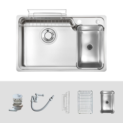 Chậu rửa bát Kluger KH8050SL Plus – Dòng HARU Series cao cấp