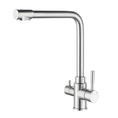 Vòi rửa bát 3 đường nước Inox 304 FS – 04SS