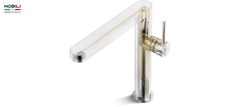 Vòi rửa bát Nobili Match NB219R - Chrome & Rosso Jaipur | Italy