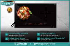 Bếp từ đôi GrandX IH666Plus -  Nhập Malaysia