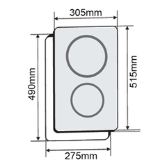 Bếp từ đôi Arber AB001 chính hãng