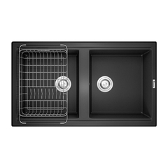 Chậu rửa bát đá Granite Konox Phoenix Smart 860 Black