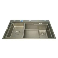 Chậu rửa bát 1 hố phủ Nano bạc FS 7546B01