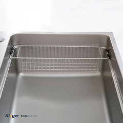 Chậu rửa bát Kluger KF8850FS Basic – Chậu inox Linen 1 hố hiện đại