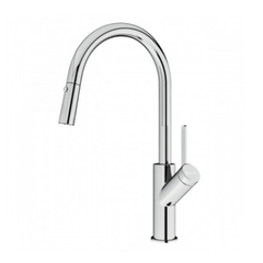 Vòi rửa bát dây rút Konox Ponte Chrome