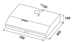 Máy Hút Mùi Cổ Điển KAFF KF-738I - Inverter mới