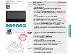 Bếp từ Grandx GX IH838Pro Series 8 Malaysia | Kính Euro Platinum
